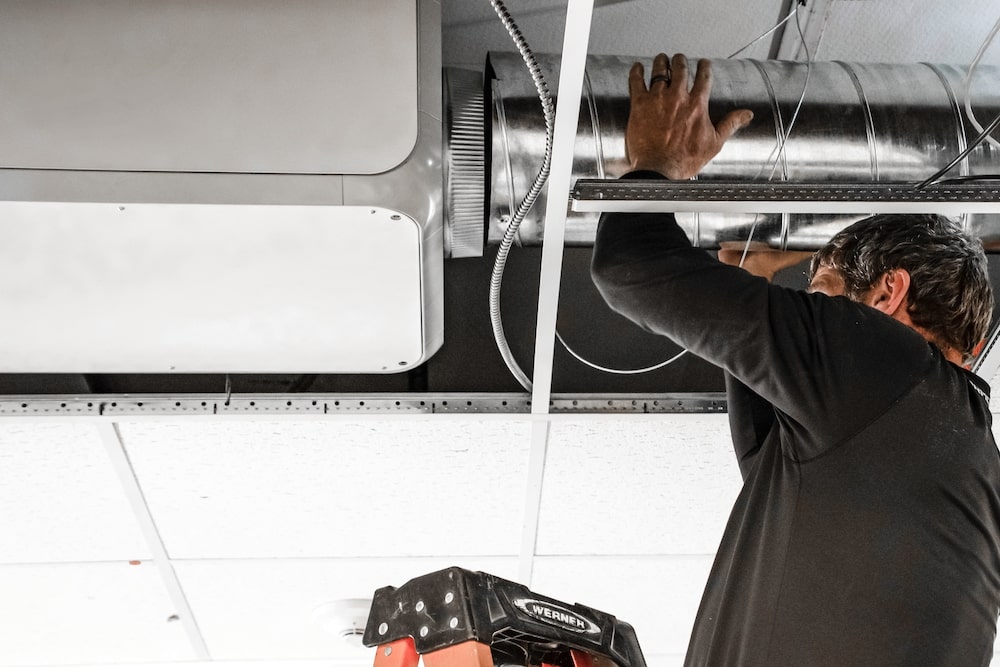 Tatama® installation in a drop ceiling
